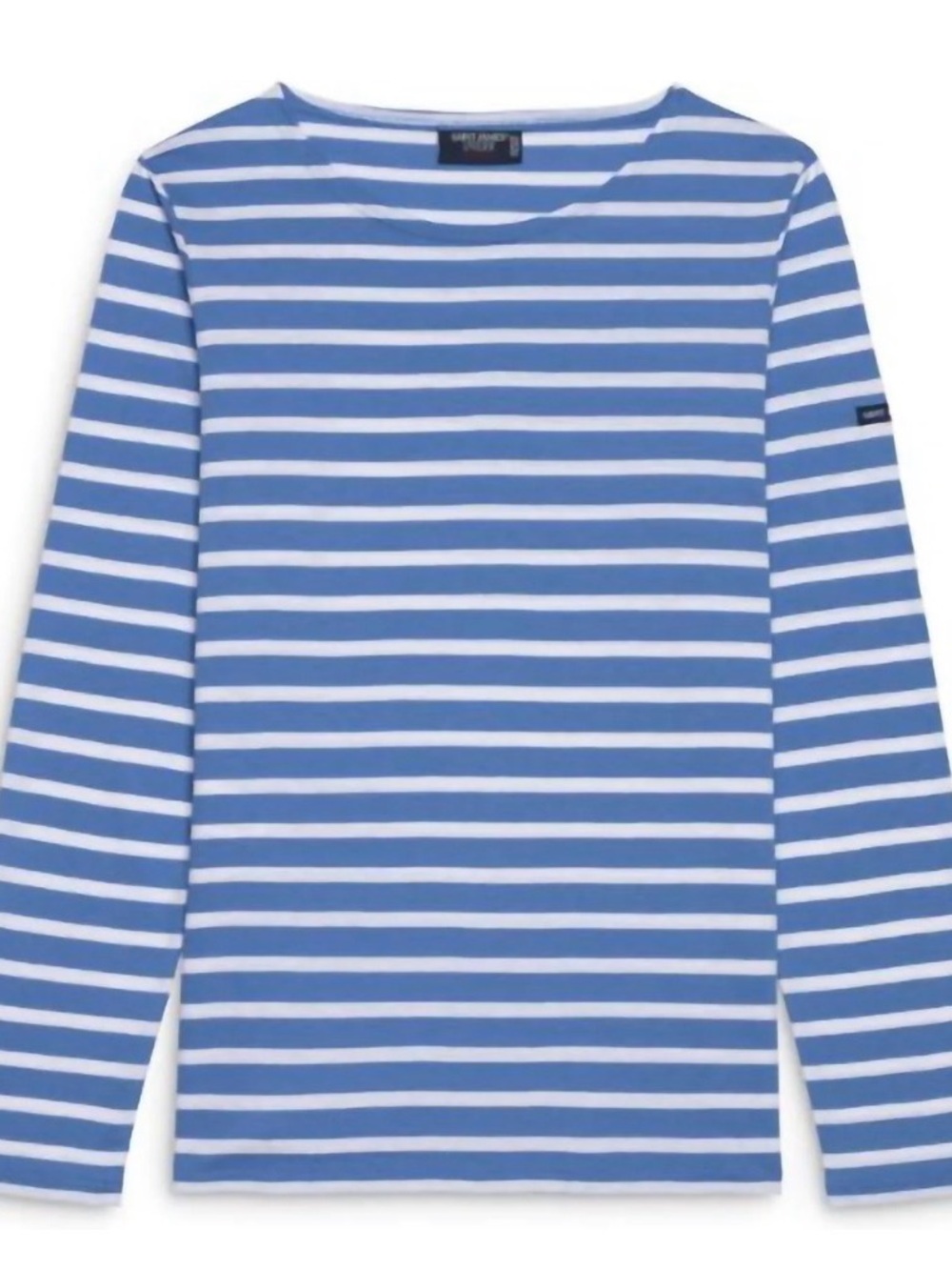 NWT Saint James Minquidame Breton Stripe Long Sleeve Shirt Mer/Neige size 40 (8)